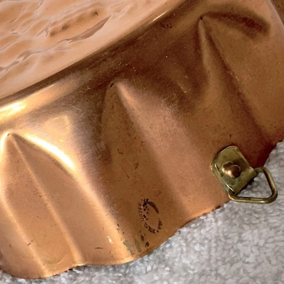 Vintage Copper Jelly Mold Food Mold Fruit Design Wall Decor - Picture 11 of 15